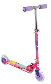 Disney Princess Fällbart Inline sparkcykel med Ljusande Hjul