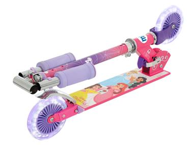 Disney Princess Fällbart Inline sparkcykel med Ljusande Hjul-2