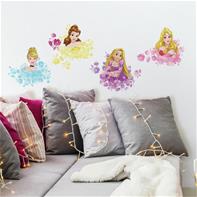 Disney Prinsessa med blommor Wallstickers