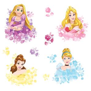  Disney Prinsessa med blommor Wallstickers-2