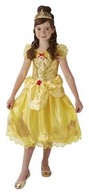 Disney Prinsessan Belle Deluxe Klänning Utklädningskläder (3-9 år)