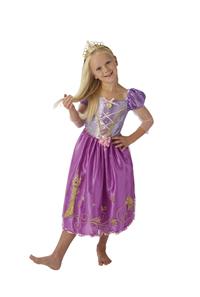 Disney Prinsessan Rapunzel Deluxe Klänning Utklädningskläder (3-9 år)-2