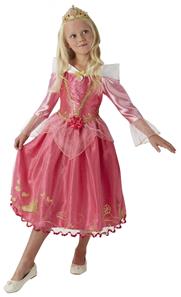 Disney Prinsessan Törnrosa Deluxe Klänning Utklädning (3-9år)
