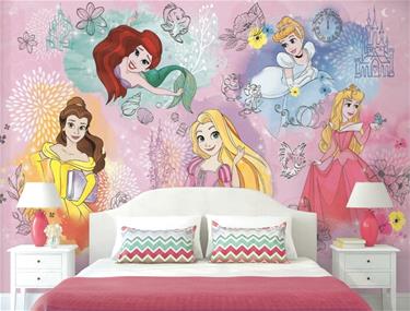 Disney Prinsessor Tapet 320 x 183 cm