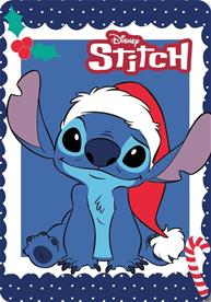 Disney Stitch-julfleecefilt 100x140 cm