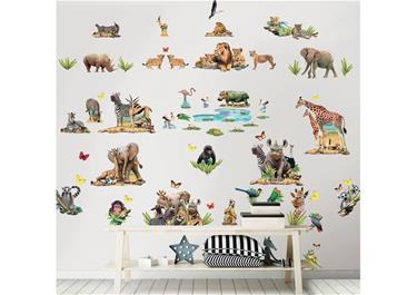 Djungel Safari Wallstickers