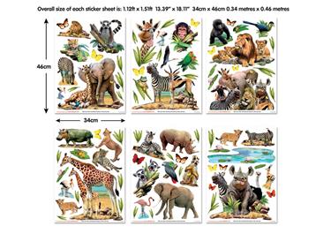 Djungel Safari Wallstickers-2