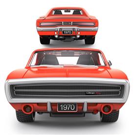 Dodge Charger R/T Radiostyrd Bil 1:16, 2.4G Röd-3