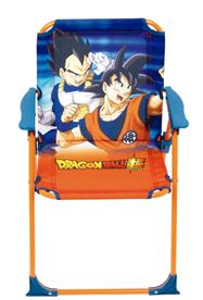 Dragon Ball Kids hopfällbar stol med armstöd