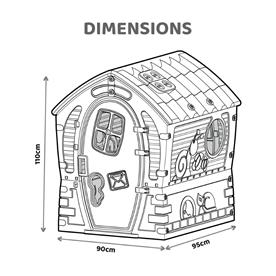 Dream House Lekstuga i plast Twilight -10