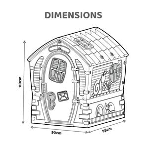 Dream House Lekstuga i plast Twilight -10