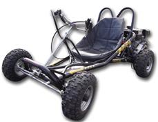 Drift GoKart 196cc svart, MegaLeg