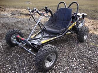 Drift GoKart 196cc svart, MegaLeg-13