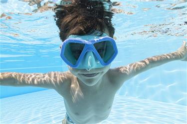 Dykmask för barn ''Dominator'' 3-6 år, Blå-3