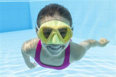 Dykmask för barn ''Dominator'' 3-6 år, Gul-5