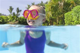 Dykmask för barn ''Dominator'' 3-6 år, Lila-3