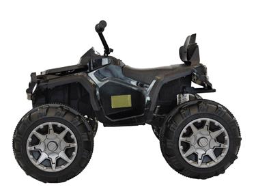 EL ATV Black för barn 12V med gummidäck-2