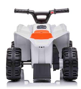 EL Barn ATV för barn 6V, Vit-3