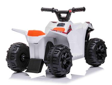 EL Barn ATV för barn 6V, Vit-5
