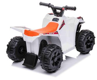 EL Barn ATV för barn 6V, Vit-7