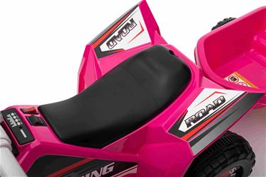 EL Barn ATV för barn med släp, pink-8