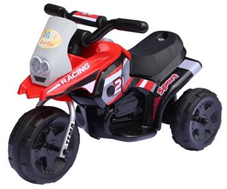 EL Barn Motorcykel Mini Motor 6V, Röd