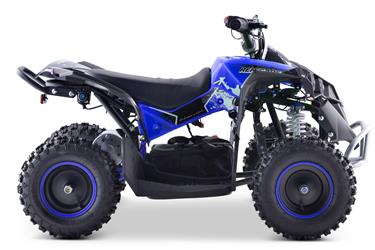 EL Mini ATV Renegade 1000W m/hastighetsbegränsare+ljus Blå-3