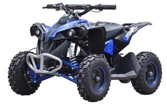 EL Mini ATV Renegade 1000W m/hastighetsbegränsare+ljus Blå-5