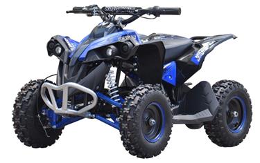 EL Mini ATV Renegade 1000W m/hastighetsbegränsare+ljus Blå-5