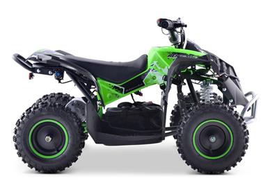 EL Mini ATV Renegade 1000W m/hastighetsbegränsare+ljus Grön-2