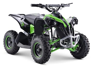 EL Mini ATV Renegade 1000W m/hastighetsbegränsare+ljus Grön-3