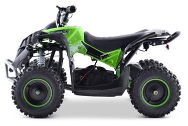 EL Mini ATV Renegade 1000W m/hastighetsbegränsare+ljus Grön-6