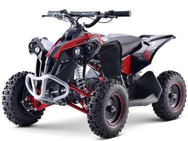EL Mini ATV Renegade 1000W m/hastighetsbegränsare+ljus Röd