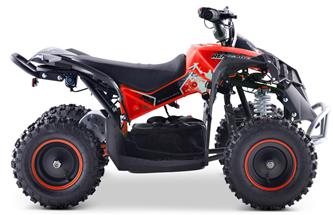 EL Mini ATV Renegade 1000W m/hastighetsbegränsare+ljus Röd-2