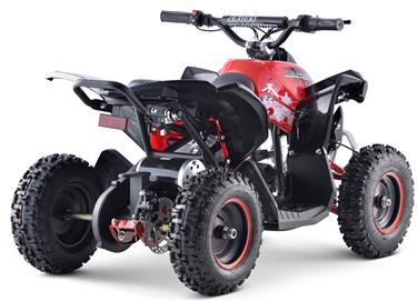 EL Mini ATV Renegade 1000W m/hastighetsbegränsare+ljus Röd-5