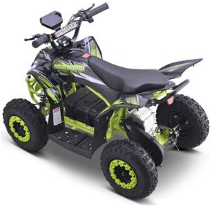 EL  Mini ATV Voltrix 1000W m/hastighetsbegränsare+ljus Grön-2