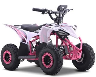 EL  Mini ATV Voltrix 1000W m/hastighetsbegränsare+ljus Pink-3