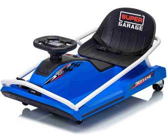 EL Super Garage Driftbil 22,2V för barn, Blå