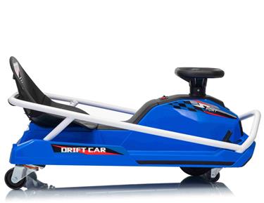 EL Super Garage Driftbil 22,2V för barn, Blå-2