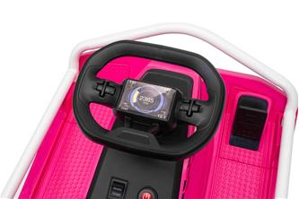 EL Super Garage Driftbil 22,2V för barn, rosa-6