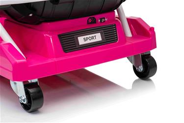 EL Super Garage Driftbil 22,2V för barn, rosa-7