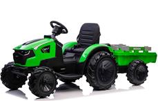Elektrisk traktor med släp för barn