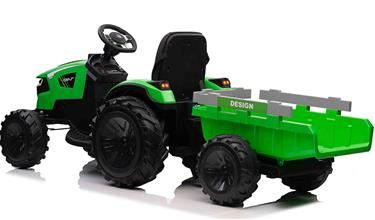Elektrisk traktor med släp för barn-4