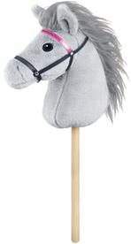 Hobby Horse käpphäst – grå med glittrande grimma – 70 cm