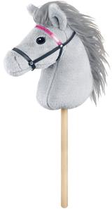 Hobby Horse käpphäst – grå med glittrande grimma – 70 cm