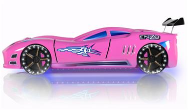 Enzo Bilsäng med LED-Ljus och Ljudpaket, pink-2