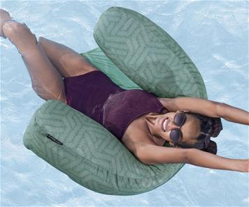 Everluxe lyxig  badpoolnudel och solstol i tyg