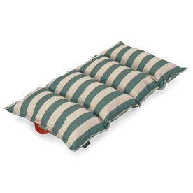 Everluxe lyxig poolmadrass i tyg med bärhandtag-2