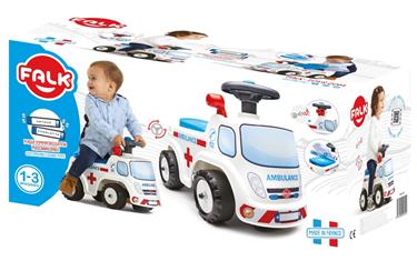 Falk Toys Ambulans Gåbil till barn-6