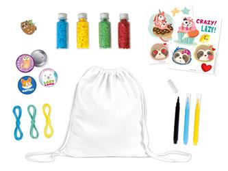 Fashion Batik "Designa din ryggsäck i linne" set för barn från 8 år-3